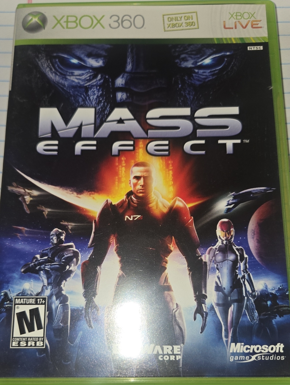 Microsoft Xbox 360 Mass Effect Game